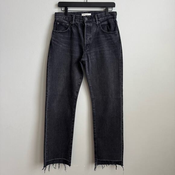 Moussy Northville High Waisted Straight Leg Jeans in Black Size 27 - Picture 4 of 16